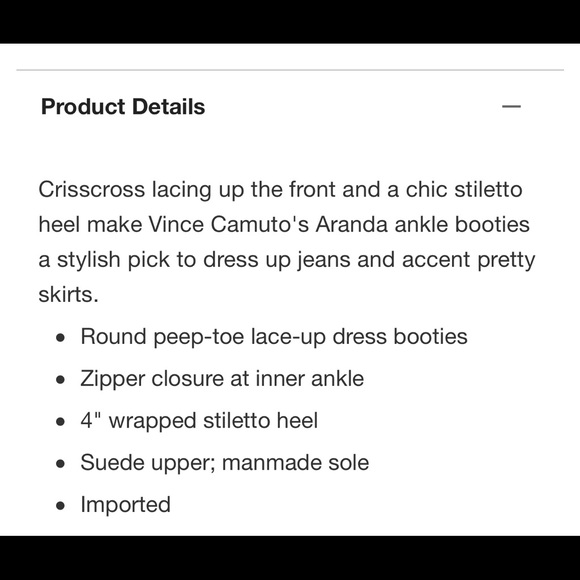 Brand New Vince Camuto Suede Booties - Picture 5 of 5